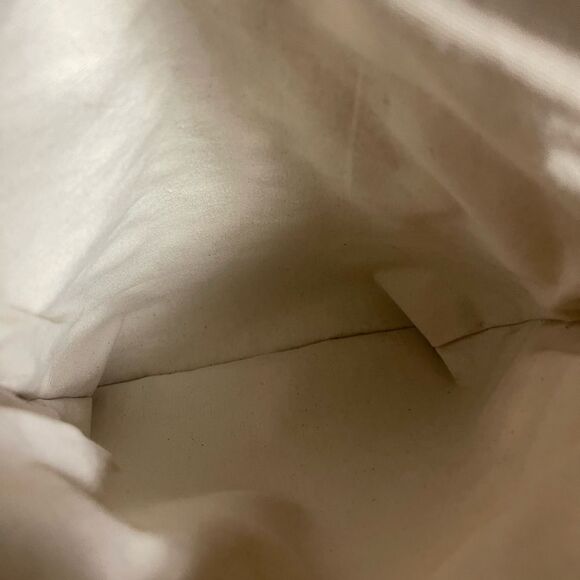 Margot Fold over Taupe Leather Crossbody Bag  brass hardwares and accent - Picture 11 of 13